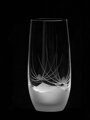12x Glas (300 ml) - Distelmotiv