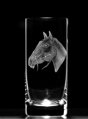 2x Long drink glas Barline 300 ml - Pferd Motiv - Hand graviertes Glas