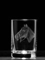 6x Vodka glas Barline 40 ml - Pferd Motiv - Hand graviertes Glas