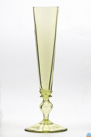 Historické lesní sklo - šampus 22 cm