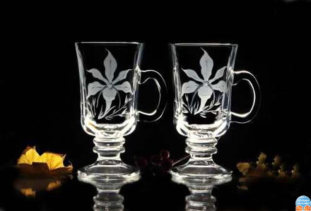 2 x Venezia Gläser (Kochglas) - florale Motive