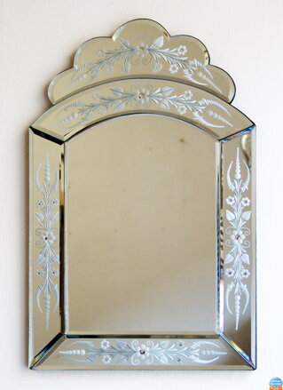Benátské zrkadlo - 32 x 50 cm ( 408 )