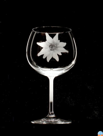 6x Pohár Thun na červené víno (450 ml) - motív Alpská ples