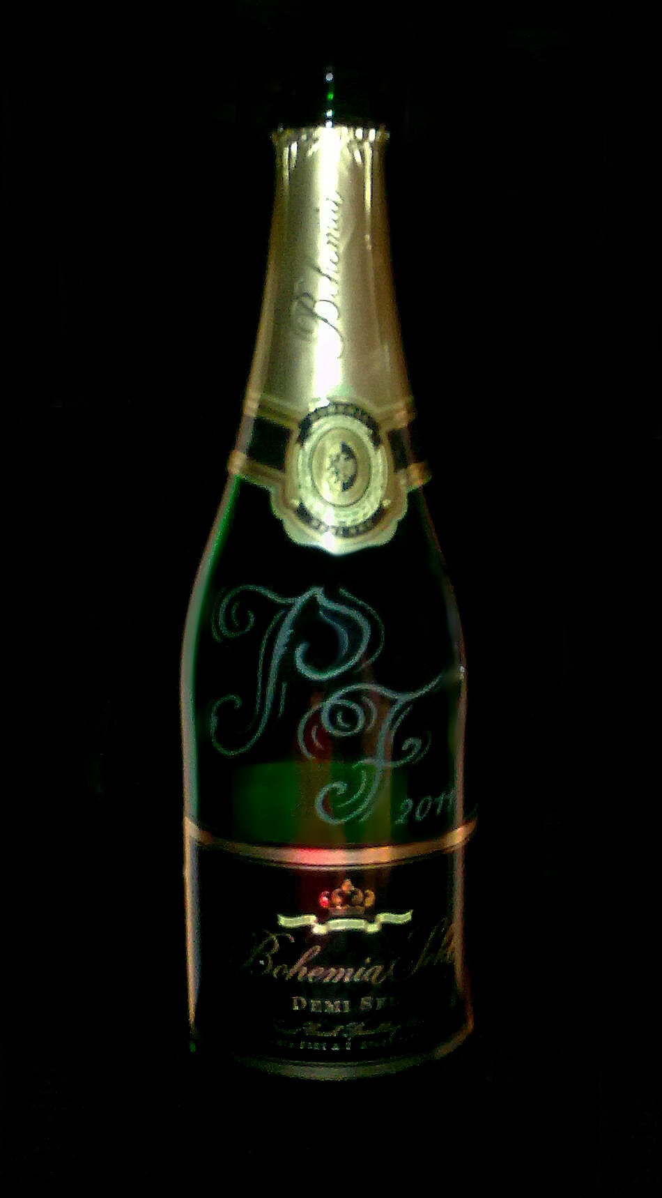Šampusová lahev s PF 2011