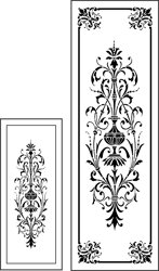 Praha  Florenc - pískování motivu na vstupních dveří a koupelny dle přání zákazníka