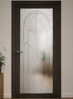 Art deco motiv - pískovaná tabule