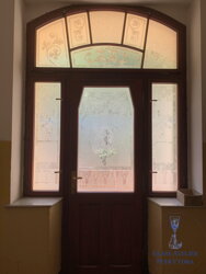 Pískované vstupní dveře Pískované vstupní dveře