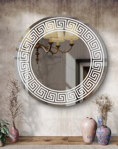Dekorativní pískovaná zrcadla