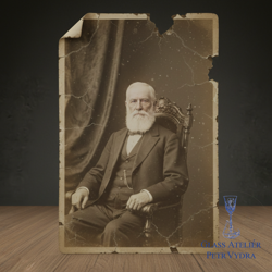 Poškozená stará fotografie