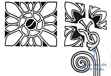 Praha byt Stodůlky - renstrukce rozbitých skel vstupních dveří dle dochovaného vzoru Praha byt Stodůlky - renstrukce rozbitých skel vstupních dveří dle dochovaného vzoru