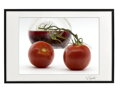 Kunstfoto - Tomaten (schwarzer Rahmen)