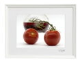 Kunstfoto - Tomaten (schwarzer Rahmen)