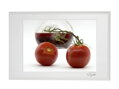 Kunstfoto - Tomaten (schwarzer Rahmen)