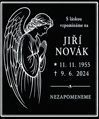 V120 černá  náhrobní deska - 