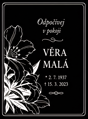 V 70 Černá náhrobní deska - 