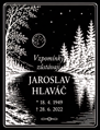 V 73 Černá náhrobní deska - 