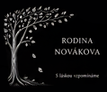 V 46. Černá náhrobní skleněná deska s nápisem, stromem a padajícím listím