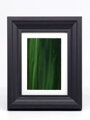 Pietní obraz - zelené vitrážové sklo v rámu (fotografie a nápis) - 30 x 40 cm (pasparta 21 x 30 cm)