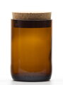 Eko uzavíratelná dóza (z lahve od piva) střední hnědá (10 cm, 6,5 cm)