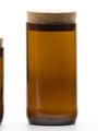 Eko uzavíratelná dóza (z lahve od piva) velká hnědá (13 cm, 6,5 cm)