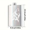 Placatka s 2x vlk s textem - Gravírování do kovu