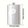 Placatka s motivem jing jang - Gravírování do kovu