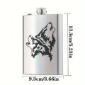 Placatka s 2x vlk s textem - Gravírování do kovu