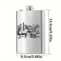 Placatka s motivem losy v přírodě - Gravírování do kovu