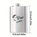 Placatka s motivem in vino veritas - Gravírování do kovu