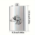Placatka s motivem jelen - Gravírování do kovu