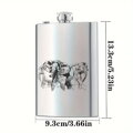 Placatka s motivem stádo slonů - Gravírování do kovu