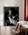 Limitovaná edice autorské fotografie - Žena s vínem