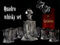 Quadro whisky set- 7 kusov s monogramom