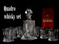 Quadro whisky set- 5 kusů whisky sklenice a whisky karafa v dárkové krabici ( monogram nebo logo firmy na karafu zdarma)