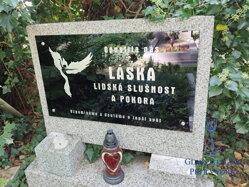 Náhrobní černé desky a plakety