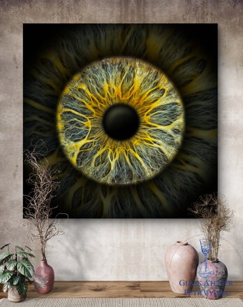 Autorská fotografie na galerijním fotopapíře - Iris foto - fotografie vaší duhovky jako obraz