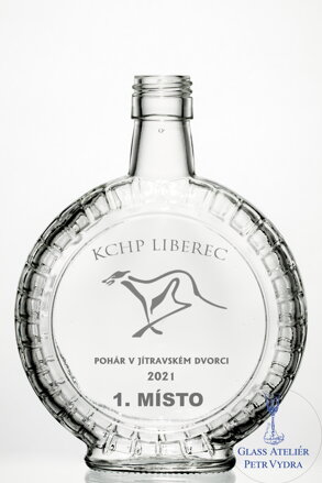 Sportovní trofej - Láhev Slivovice (vlastní text, logo) 0,35 l