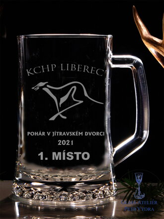 Originálny polliter - motív pieskované logo
