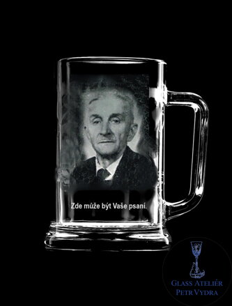 Bierglas mit Ihren Fotos - ein Glas Bier