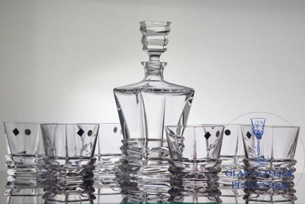 Whisky Set Rocky 1x Karaffe + 6x Glas mit Monogramm auf Karaffe gratis 