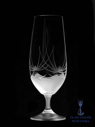 4x Sklenice pivní (360 ml) - motiv Bodlák