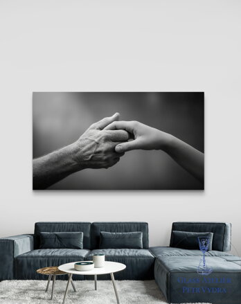 Fotoplátno - Spojené ruce ženy a muže