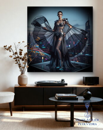 Fotoleinwand – Digitales Design Galaxy Woman