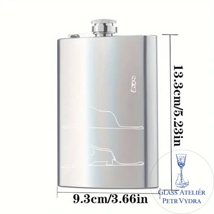 Placatka s motivem Malý princ a hroznýš - Gravírování do kovu