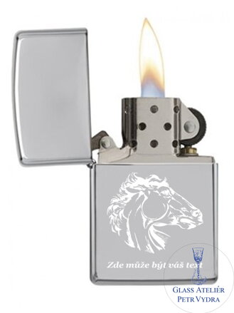 Feuerzeug mit Text oder Motiv - Metallgravur