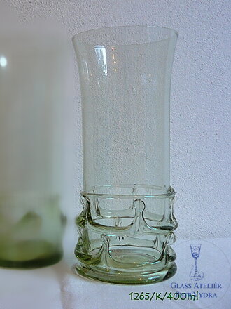 Historické sklo 2x- sklenice long drink 1265/M/400 ml