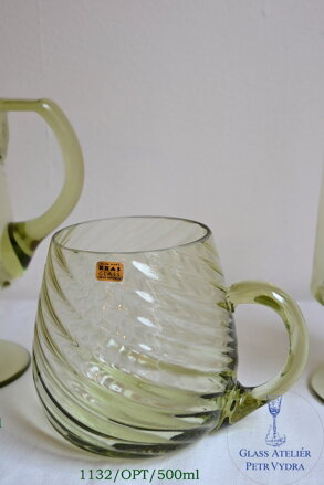 Historické sklo korbel 1132/OPT/500 ml