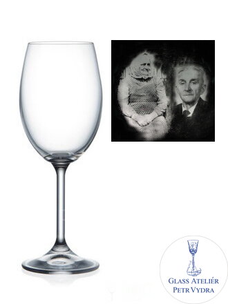 Lara Weinglas 350 ml mit Ihrem Foto