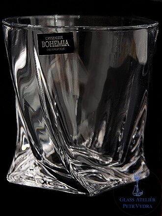 Quadro whisky set- 7 kusů s pískovaným motivem Harley Davidson