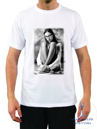 Tričko s krátkým rukávem Unisex- potisk autorských fotografií - fotograf Petr Vydra  - motiv Adélka 